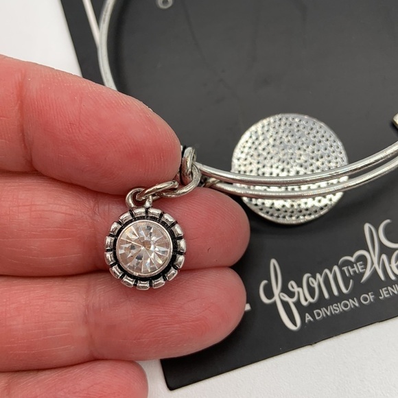 From the Heart Silver "Nana" "I Love you to the moon and back" Bracelet New! - Picture 2 of 5